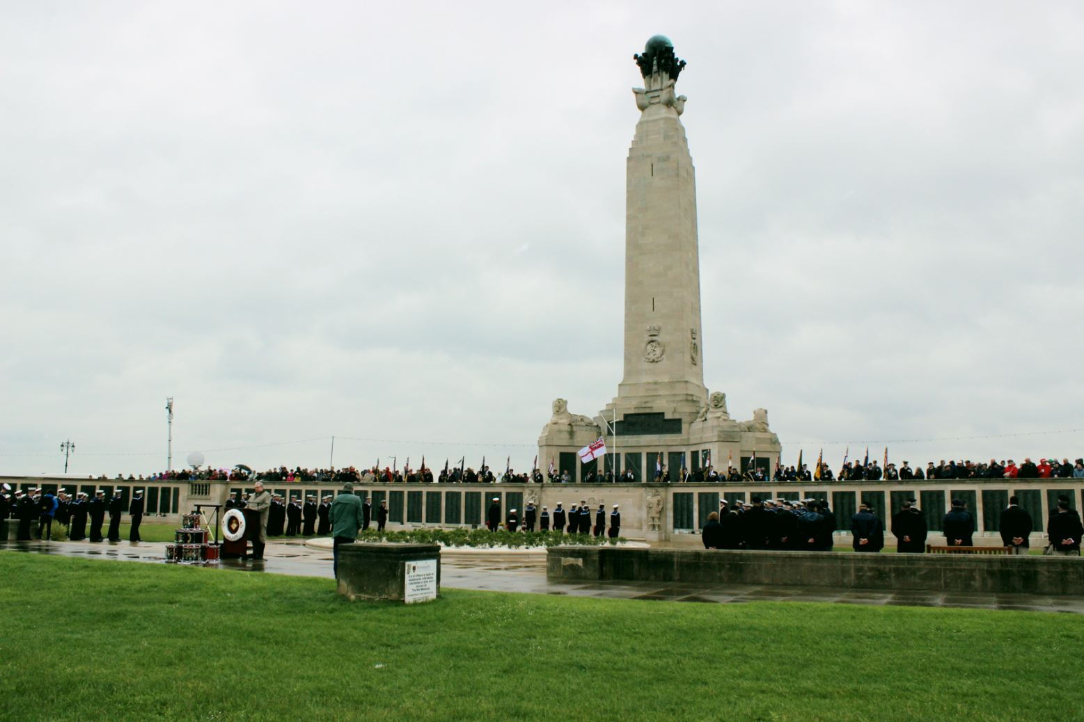 The event at the Southsea CWGC memorial